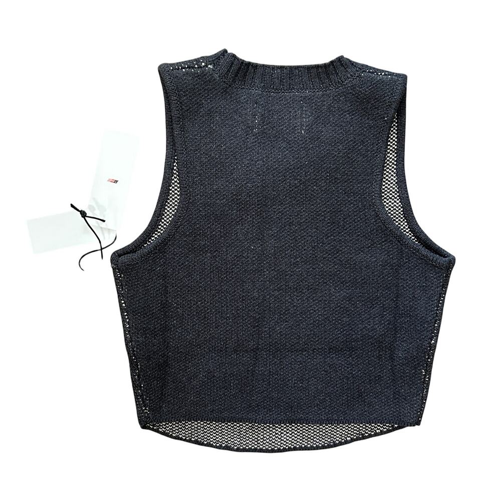 Honor The Gift Womens Ribbed Top Sweater Vest Top Gray Small NWT - Picture 3 of 6